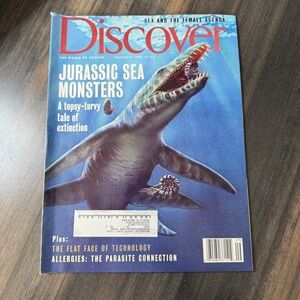 Discover Magazine September 1993 Jurassic Sea‎ Monsters Science World